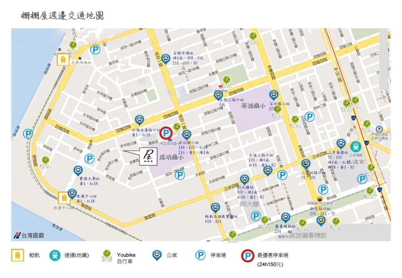 棚棚屋室內帳篷民宿inn Kaohsziung Kültér fotó