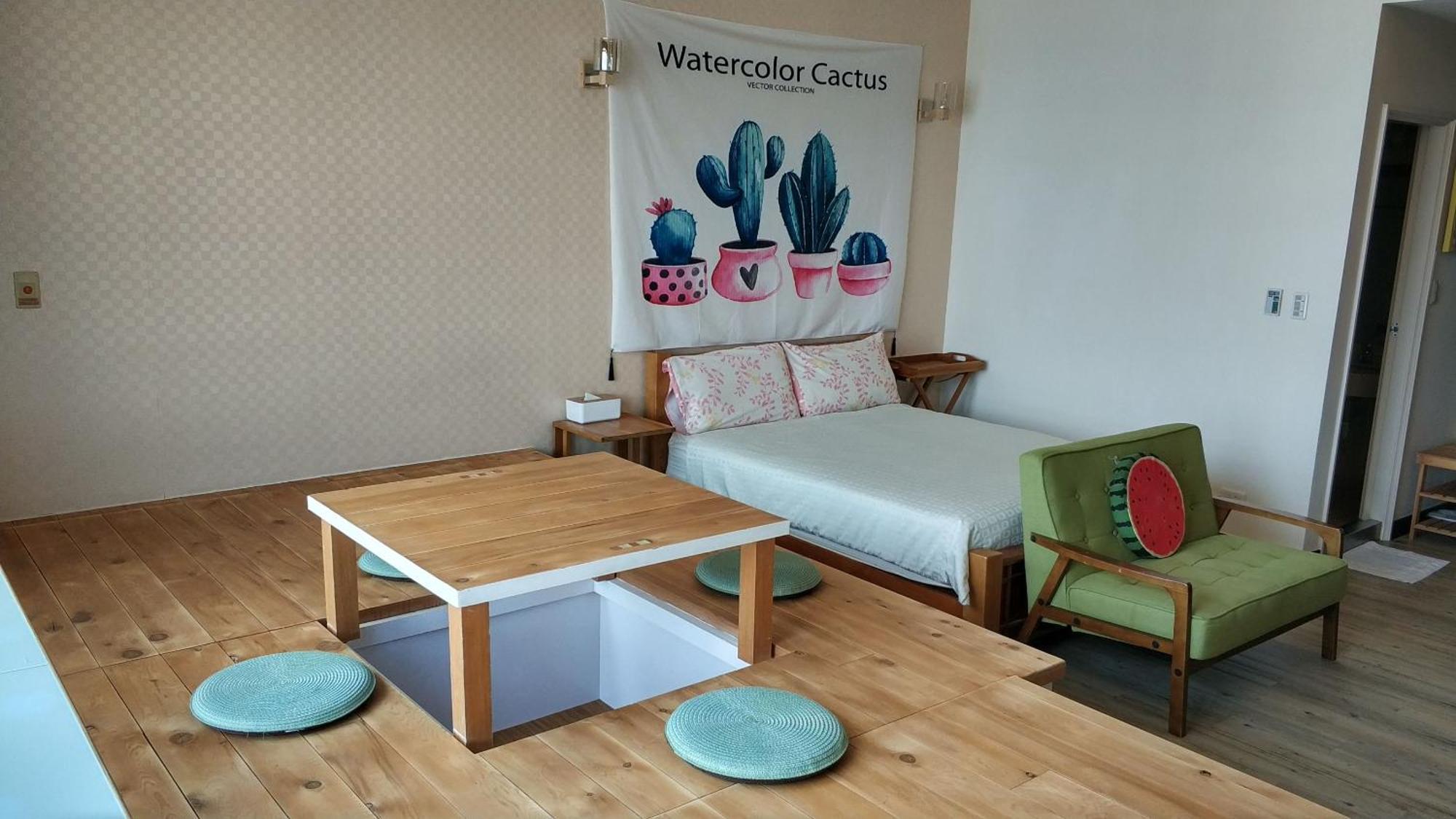 棚棚屋室內帳篷民宿inn Kaohsziung Szoba fotó